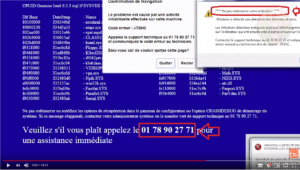 faux message de virus par Ordysouris, dépannage informatique à la Roche sur Yon, Vendée